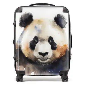 Panda Watercolour Suitcase - Large