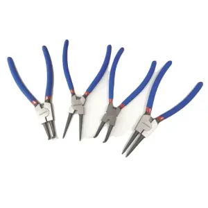 Toolzone 4 Piece 9" Circlip Pliers Set - Internal External Bent & Straight PL242