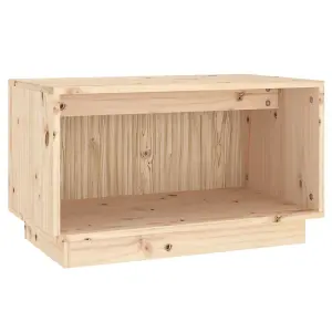 Berkfield TV Cabinet 60x35x35 cm Solid Wood Pine