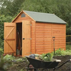 8 x 6 Deluxe Security Tongue And Groove Shed (12mm Tongue And Groove Floor)