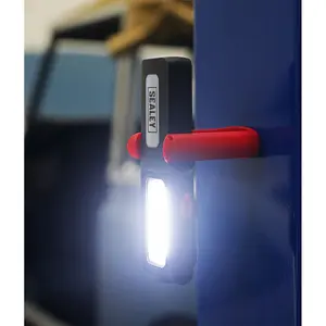 Sealey Rechargeable Inspection Light 5W COB & 3W SMD LED with Power Bank - Red LED318R