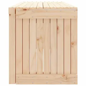 Berkfield Garden Bench Extendable 212.5x40.5x45 cm Solid Wood Pine