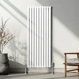 Oval Radiator - 1600 x 600mm - White