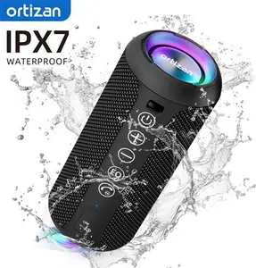 Portable Bluetooth Speakers, IPX7 Waterproof Speaker Bluetooth Wireless, 24W Loud Stereo Sound, 30H