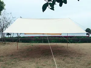 Outdoor Sun Canopy Shelter 4x3m Front Awning for/with Camping Bell Tent