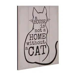 Maison by Premier Cat Wall Plaque