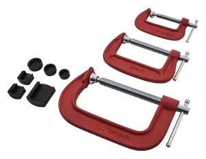 Amtech D0850 3 Piece G-clamp set