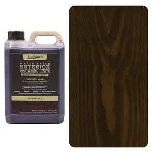 Littlefair's - Outdoor Wood Stain - English Oak - 2.5 LTR