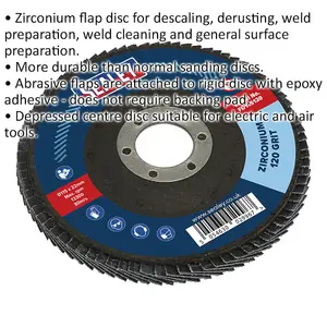 Premium 115mm Zirconium Flap Disc for Surface Preparation and Welding