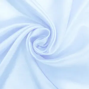 10m x 1.5m Ice Silk Smooth Fabric Roll for Overlay Backdrop Event Christmas Decor, Baby Blue