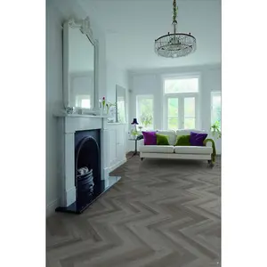 Colon 4645 Bridgewater Oak L/Prq Grey Parquet Effect Glue-Down LVT For Home (All Rooms), 2mm Matte LVT 3.34 m² Per Pack