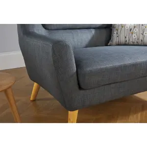 Birlea Lambeth Medium Sofa Grey