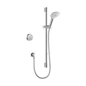 Mira Activate Single High Pressure Chrome effect Rear fed High pressure Digital Concealed valve Shower