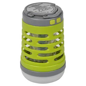 URBNLIVING USB Rechargeable Insect Repeller Lamp Mosquito Fly Killer Trap Zapper Portable Tent Light for Travel Camping