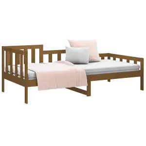 Berkfield Day Bed Honey Brown 80x200 cm Solid Wood Pine