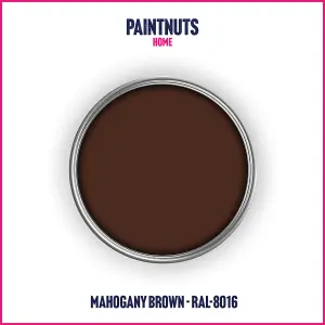 PaintNuts UPVC Door & Window Satin Paint - Mahogany Brown - 400ml Spray Can (RAL8016)