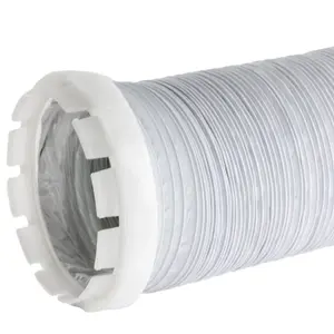 SPARES2GO Vent Hose & Adaptor Kit compatible with Indesit Tumble Dryer (2 Metres, 4'' Fitting)