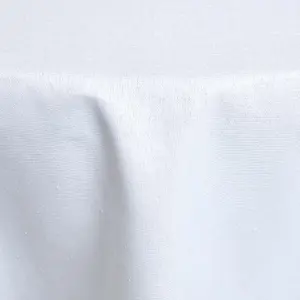 Homescapes White Cotton Round Tablecloth 178 cm