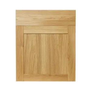 GoodHome Verbena Natural oak effect Matt natural Shaker Door & drawer 600mm