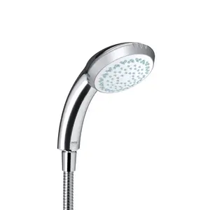 Mira Response Chrome effect 4-spray pattern Shower head, 230mm