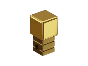 ILCOM CORNER FINISHING CAP FOR  STAINLESS STEEL PROFILES - Gold Polished