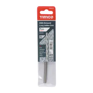 Timco - Ground Long Jobber Drills - HSS M2 (Size 7.0mm - 1 Each)