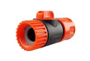 Garden Hose ALL Connectors Fittings Universal Standard Hozelock Compatible Black Quick to 3/4" BSPF Valve