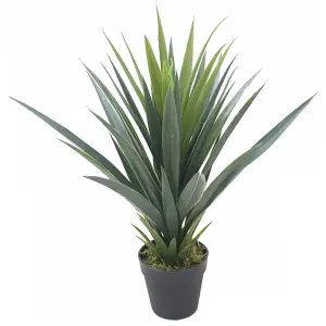 60cm Artificial Tropical Agave Succulent Yukka Style Green Plant