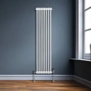 Traditional 2 Column Radiator - 1800 x 382 mm - White