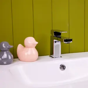 Flode Glan Mono Basin Mixer Tap Chrome