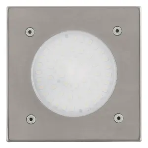 IP67 Outdoor Recessed Ground Light Stainless Steel Square 2.5W Built in LED