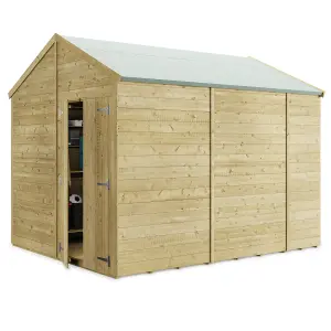 BillyOh Switch Tongue and Groove Apex Wooden Shed - 10x8 Windowless - 15mm Thickness