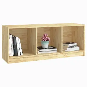 Berkfield TV Cabinet 104x33x41 cm Solid Pinewood