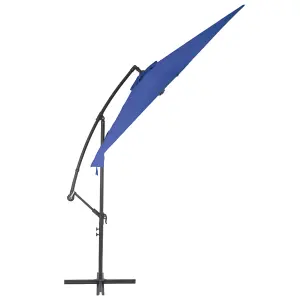 Berkfield Cantilever Umbrella with Aluminium Pole 300 cm Blue