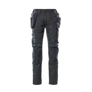 Mascot Unique Lightweight Trousers with Holster Pockets (Black)  (44.5) (Leg Length - Long)