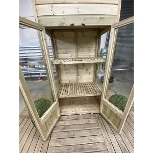 5 X 2 Pressure Treated Tongue And Groove Pent Mini Greenhouse