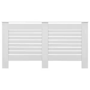 Berkfield Radiator Cover White 152x19x81.5 cm MDF