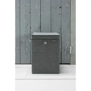 Brabantia Stackable 35 Litre Laundry Box Black