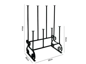 Wellington Boot and Walking Boot Stand 4 pair