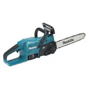 Makita 18v Cordless Chainsaw Brushless 350mm 35cm Cutting Guard + 5.0AH Kit