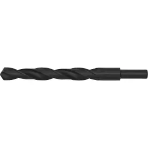 15mm x 170mm HSS Roll Forged Drill Bit - Blacksmith Tool with Reduced Shank