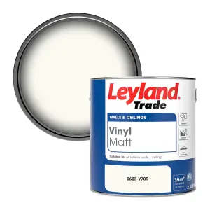 Leyland Trade Vinyl Matt Walls & Ceilings Emulsion Paint (0603-Y70R) 2.5L