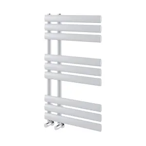 Ryder White Heated Towel Rail - 820x500mm