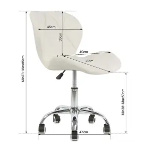 Orion - Swivel Office Chair (White)