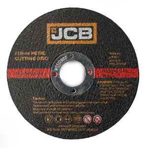 JCB Metal Cutting Discs 115mm (4 1/2'') x 3 x 22.23mm, 10 Pack  JCB-MCUT115-6-10PK