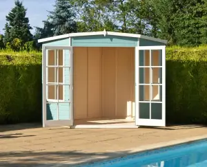 Hampton High Spec Shiplap Summerhouse Garden Sun Room Approx 10 x 10 Feet