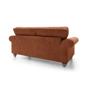 Ingrid 2 Seater Sofa in Burnt Orange