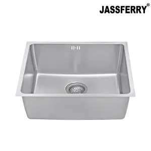 JASSFERRY Undermount Stainless Steel Kitchen Sink Single Bowl, 540 x 440 mm