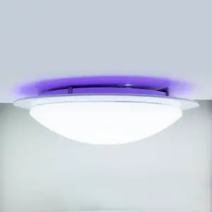 Intergrated LED 42cm Sparkle Effect RGB Ceiling Flush Light