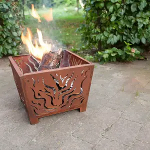 Square Fire Basket - 40cm Square - (FF161)